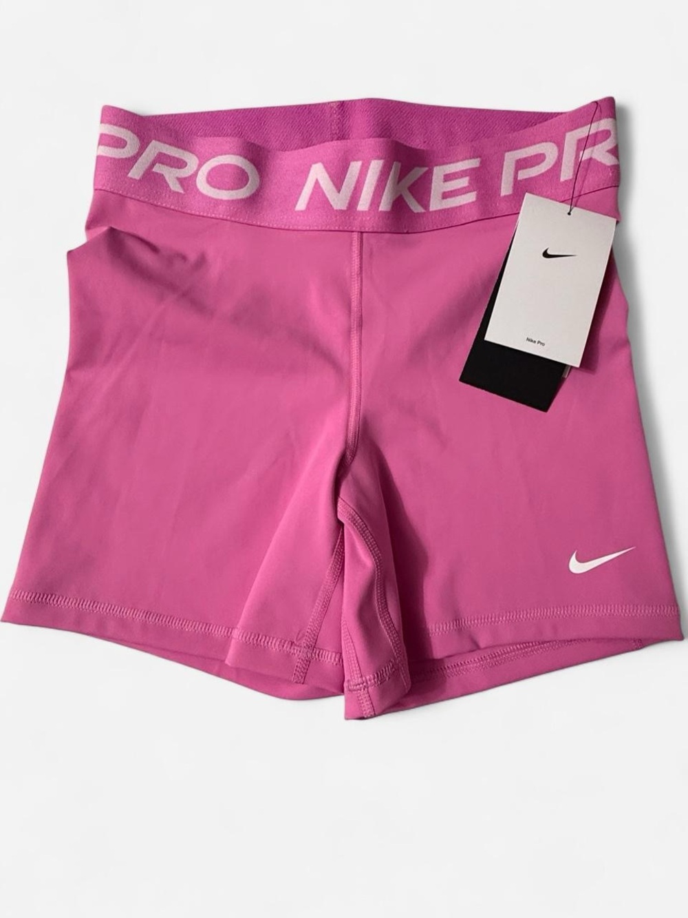 Brand New With Tags (NWT) Women’s Nike Pro Dri-FIT 5" Mid-Rise Shorts Pink Small